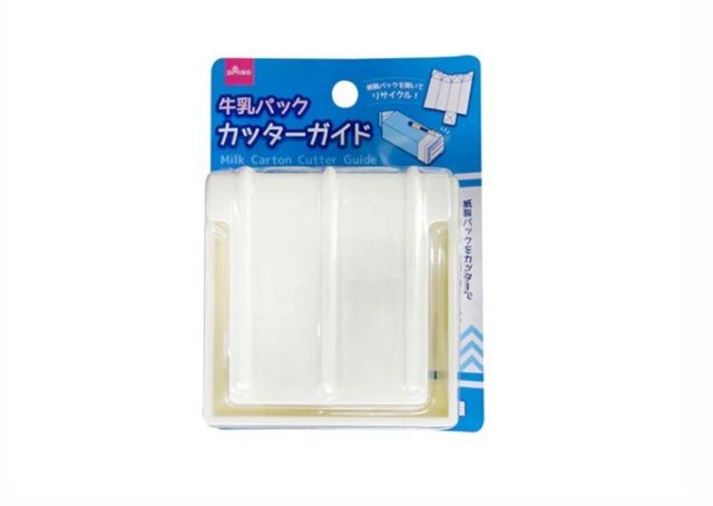 ダイソー 牛乳パックカッターガイド