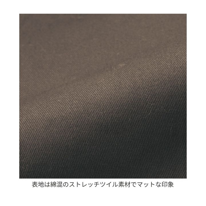 キルティング裏地付きマウンテンパーカ 素材アップ