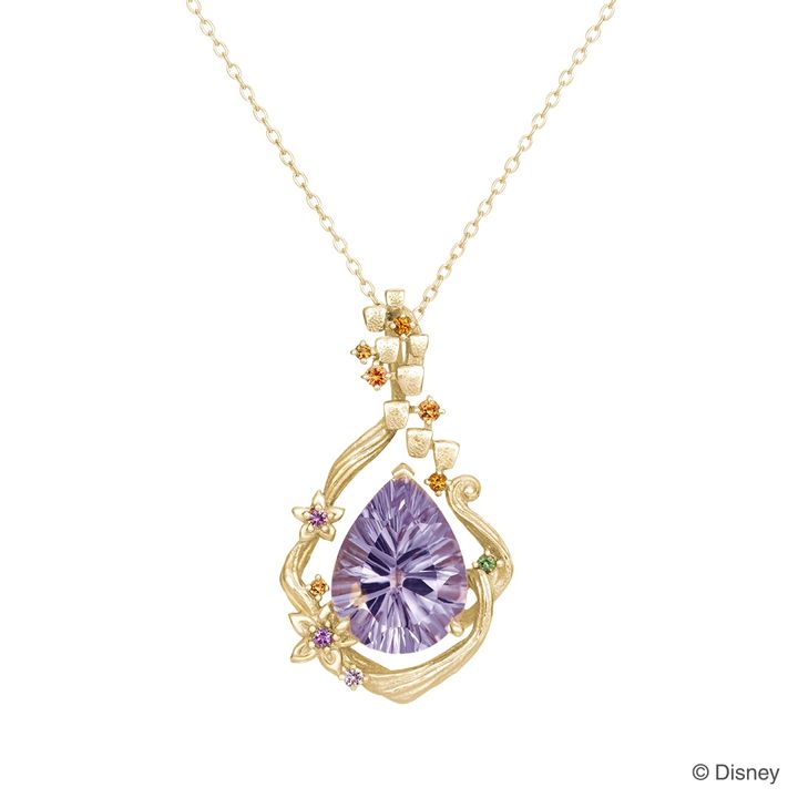 結婚式のドレスの想い出をいつまでも。「ラプンツェル」モチーフのネックレス