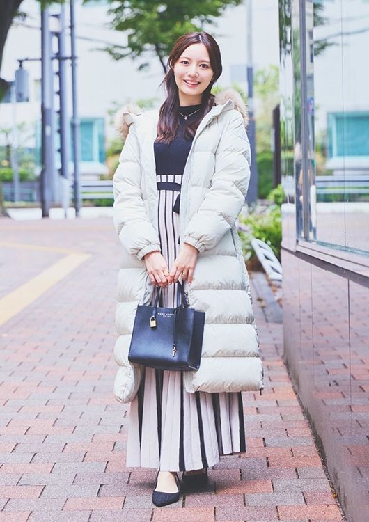 タトラスの定番ロングダウンであたたかさも上品見えも叶う♡