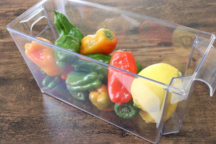 スタックができるクリア冷蔵庫収納ケース（27cm×10cm×13.5cm） 使用例