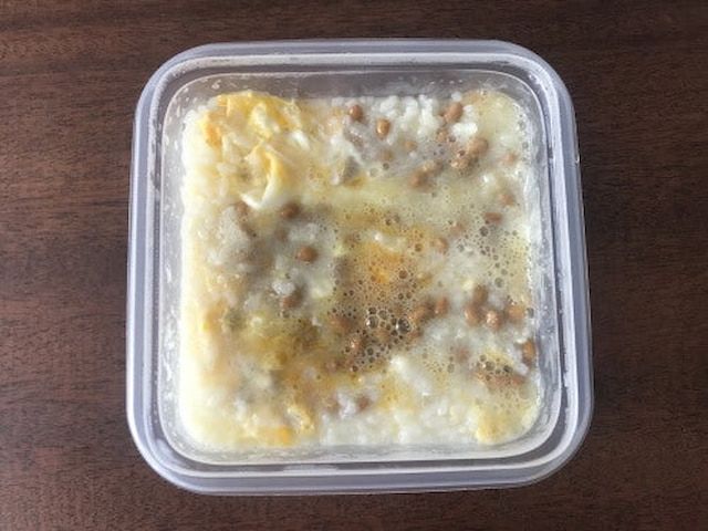 山本ゆりさんの「ふわとろ納豆雑炊」レシピ