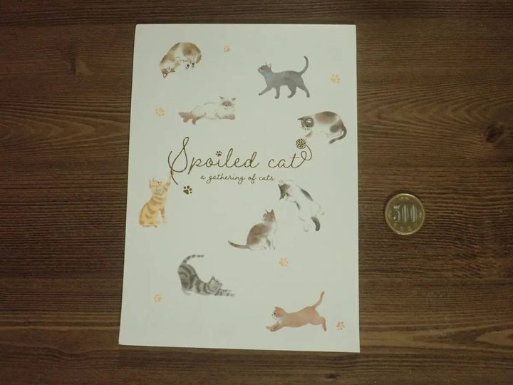 DAISO(ダイソー)：便箋(ノーブルコレクション、ネコ、16枚)