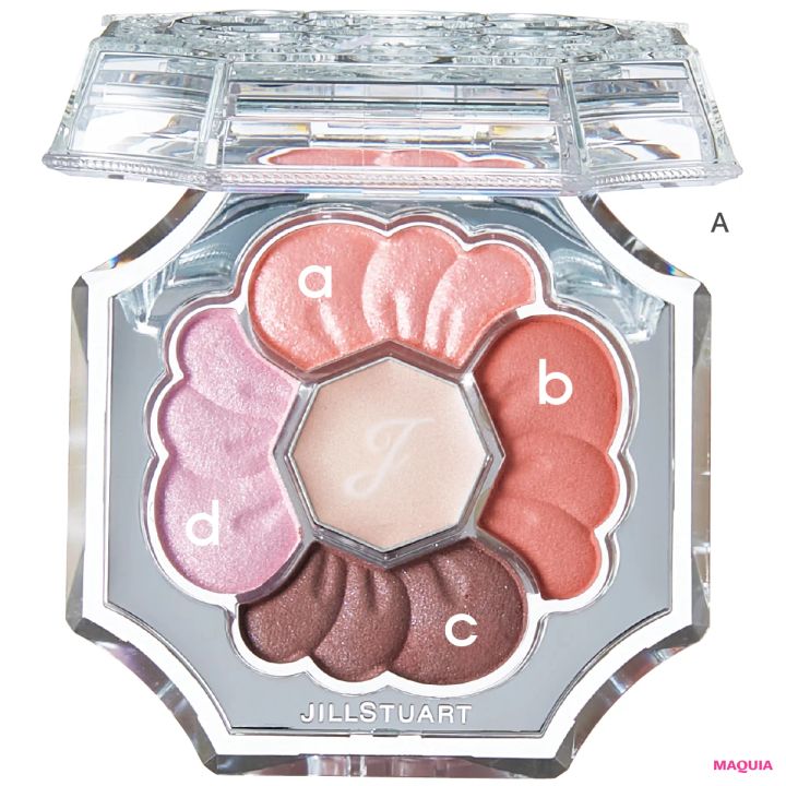 石原さとみさん 2026年春新色のトレンドメイク ジルスチュアート ドレスドブルーム アイズ 102