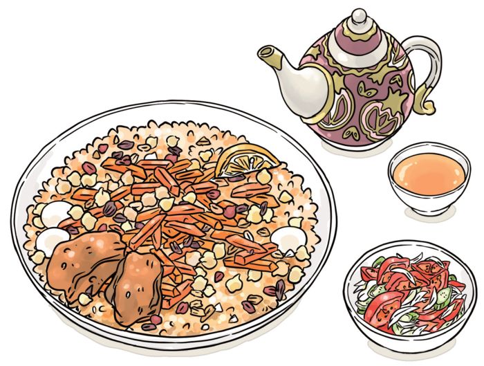 低橋さんが描いた「プロフ」のイラスト