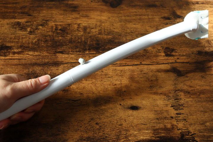 トイレクリーナーハンドル レバーの位置