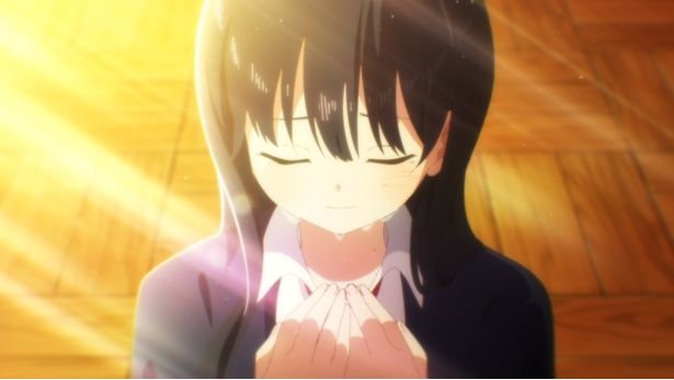 先輩の告白に対し、好きな人がいると断る山田 [c]桜井のりお（秋田書店）／僕ヤバ製作委員会