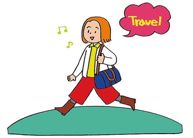 旅行の荷物は最低限で身軽な方がよいと考えます （C）琉球風水志シウマ、サカイユカリ