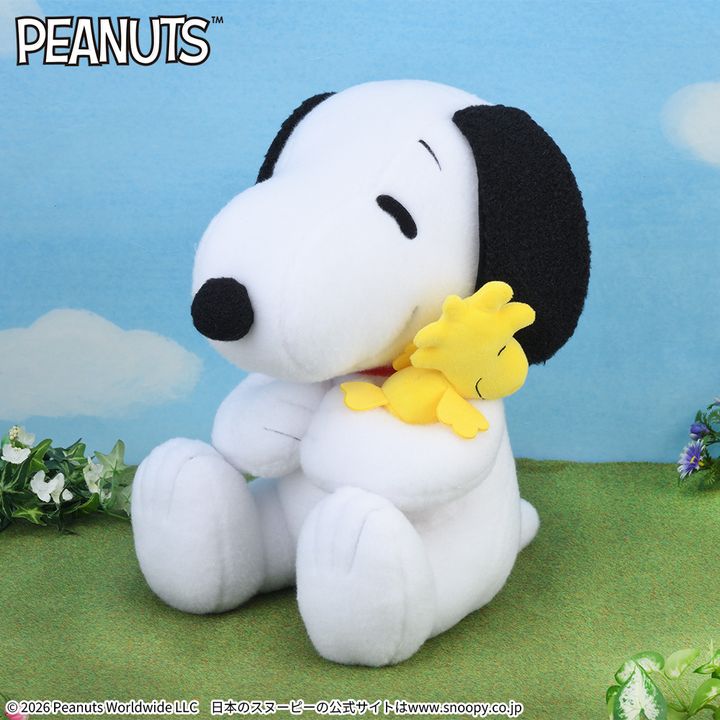 SNOOPY(TM) LLぬいぐるみ なかよしハグ