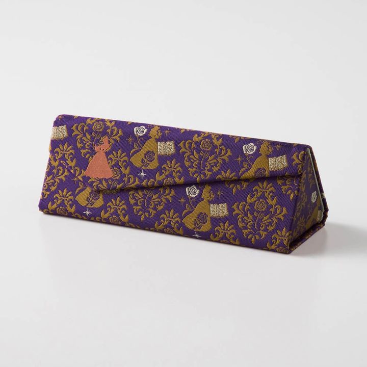 織り柄が美しいジャカード素材の眼鏡ケース ベル