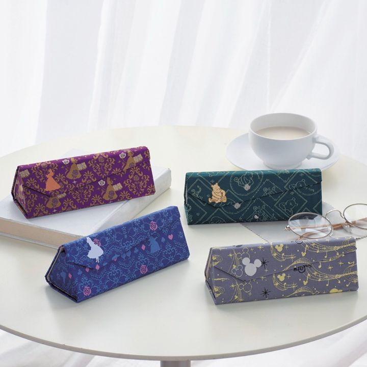 織り柄が美しいジャカード素材の眼鏡ケース