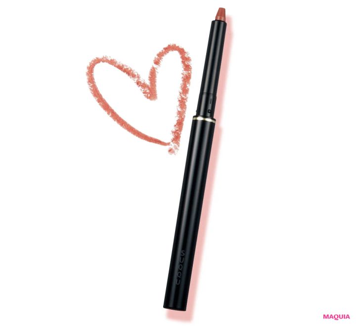 長井かおりさんおすすめ 立体感アップに使えるリップライナー SUQQU リップ ディファイニング ペンシル 02