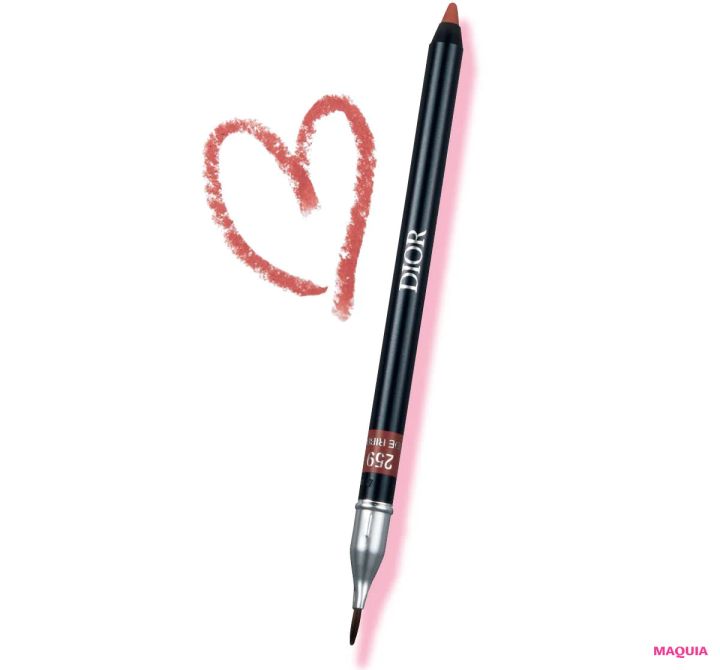 長井かおりさんおすすめ 万能に使えるリップライナー DIOR ルージュ ディオール コントゥール 259