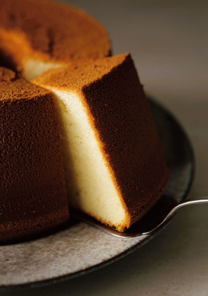 【オイルなし・小麦なし】しっとり美味しい「米粉のシフォンケーキ」の作り方。少ない材料で挑戦できるシフォンです♪