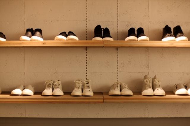 綺麗に並んだ靴