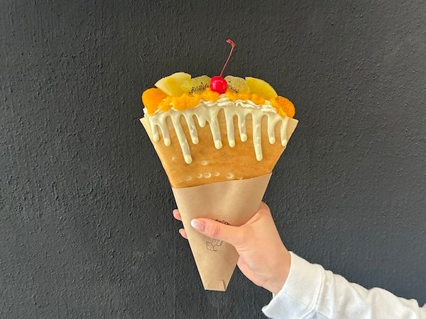 堀江に「クレープとエスプレッソと」新店、黄金クレープ登場