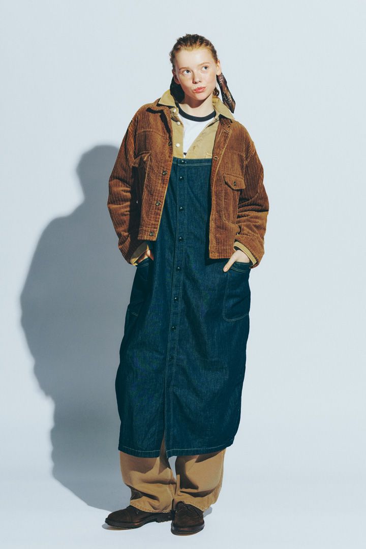 1年中着回しできそう！デニムキャミワンピの冬コーデ【本日のFUDGE GIRL-1月13日】