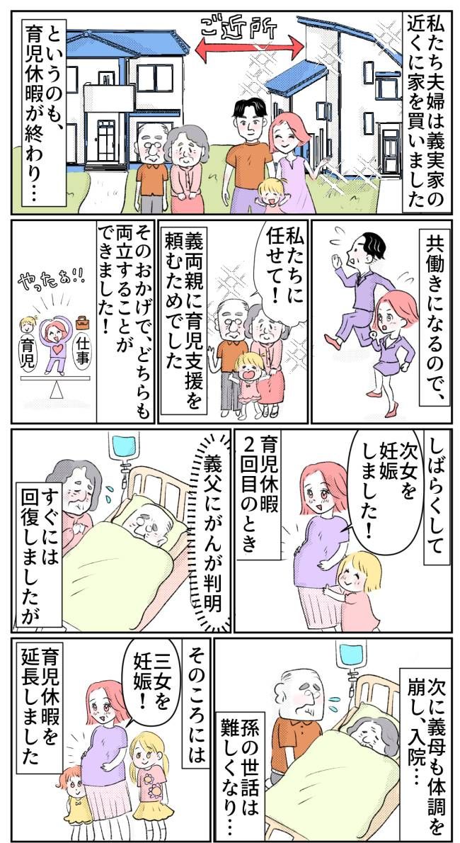 義両親が倒れ育児支援は消滅した女性