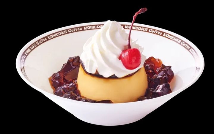 コメダ珈琲店の新レギュラーメニューの珈琲所のプリン