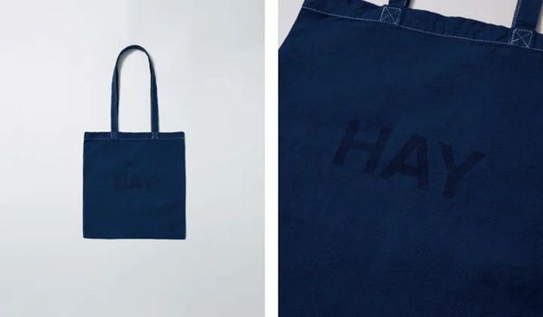 HAYと徳島・阿波の天然藍染めがコラボ！限定モデル「TOTE BAG〈AIZOME〉」が発売。