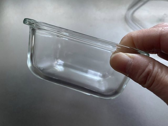 ダイソー 耐熱ガラス食器 シンプルなデザイン