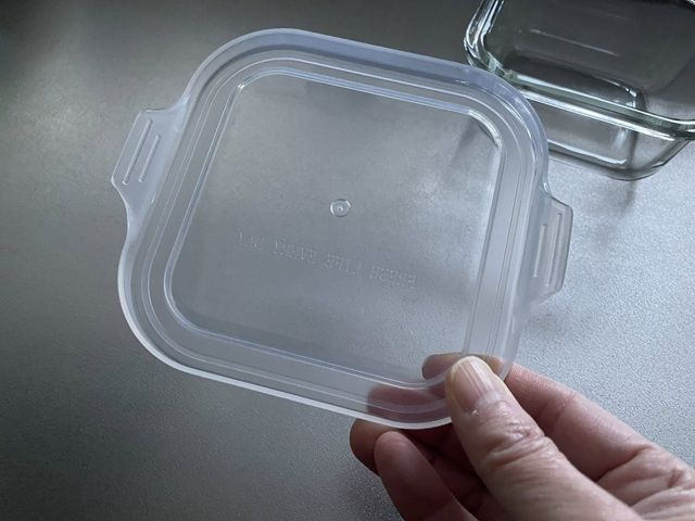 ダイソー 耐熱ガラス食器 フタ