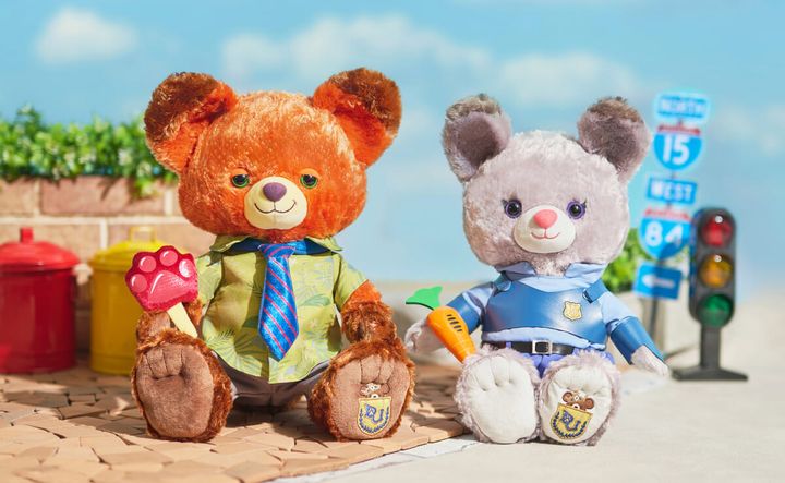 ディズニー映画『ズートピア』に登場するジュディとニックをモチーフにしたユニベアシティが登場