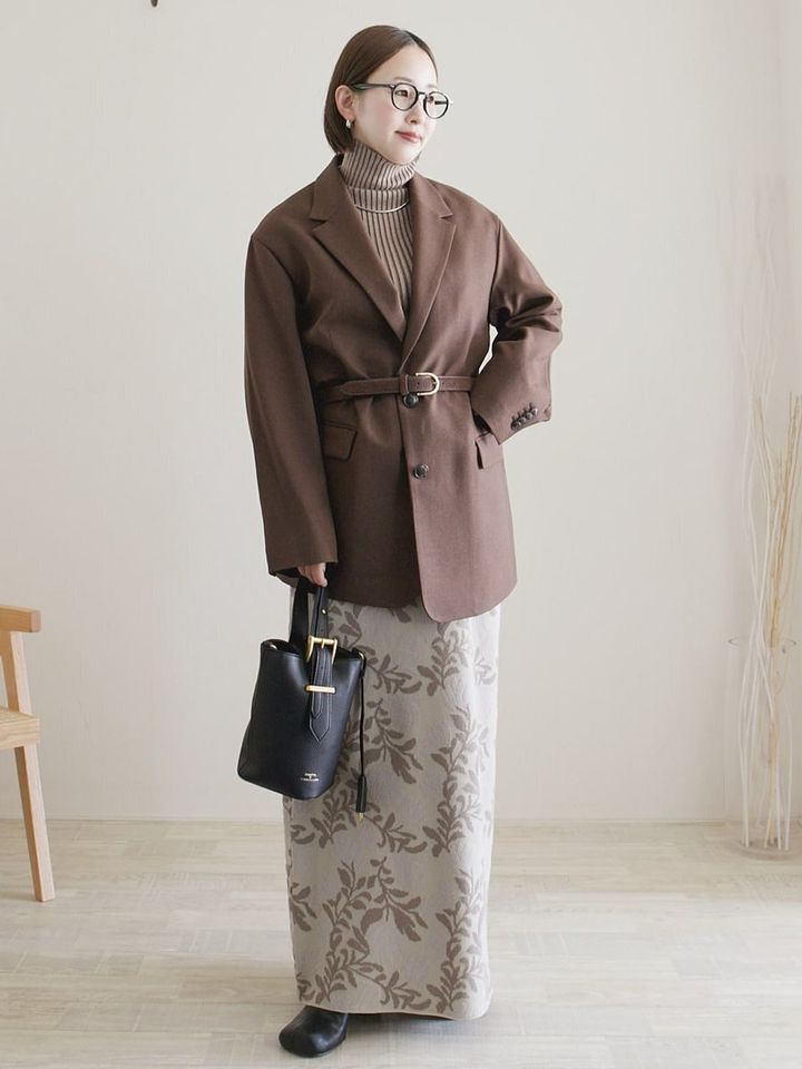 ブラウンコーデ5