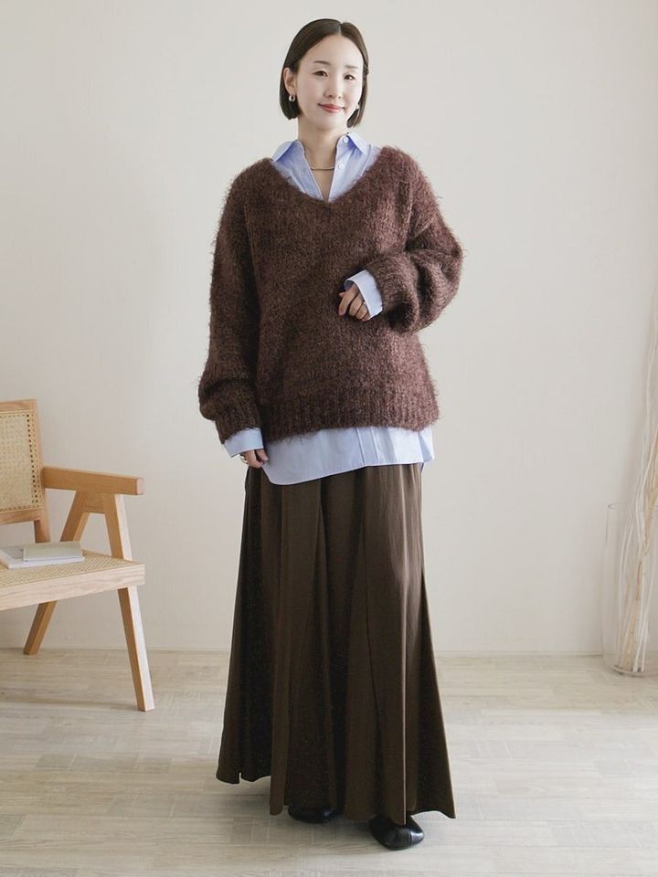 ブラウンコーデ4