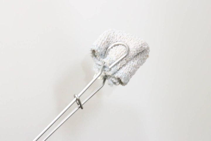 セリア ハンギングステンレススポンジトング 35cm スポンジ