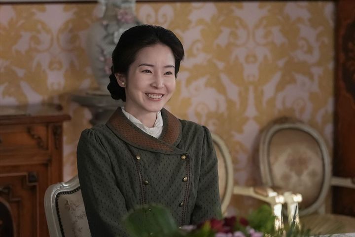 連続テレビ小説『ばけばけ』に出演する蓮佛美沙子 （C）NHK width=