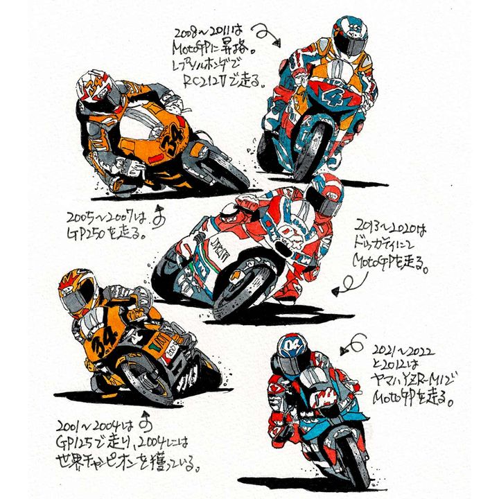 MotoGPクラスで才能が開花し、印象に残る走りを見せたドビツィオーゾ【熱狂バイククロニクル】