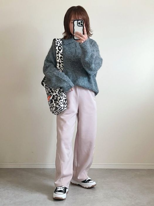 しまむら「ポロ襟ニットプルオーバー」