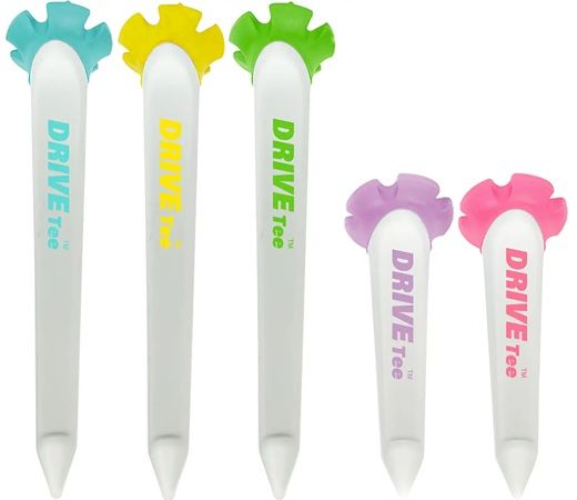 花びら型のゴルフティー「DRIVE TEE」が公式発売1周年。摩擦を押さえて飛距離アップ！