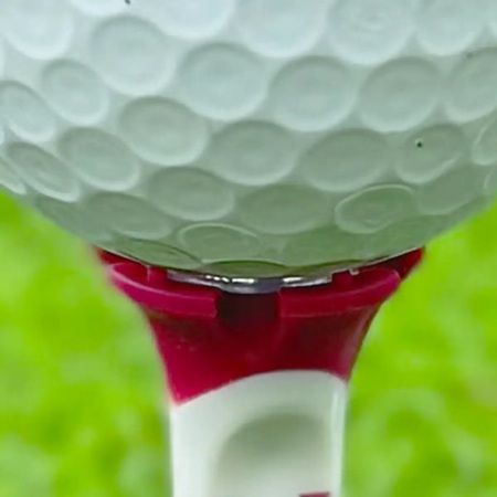 花びら型のゴルフティー「DRIVE TEE」が公式発売1周年。摩擦を押さえて飛距離アップ！