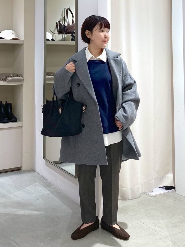 オーバーサイズは上下どちらかのみにまとめて