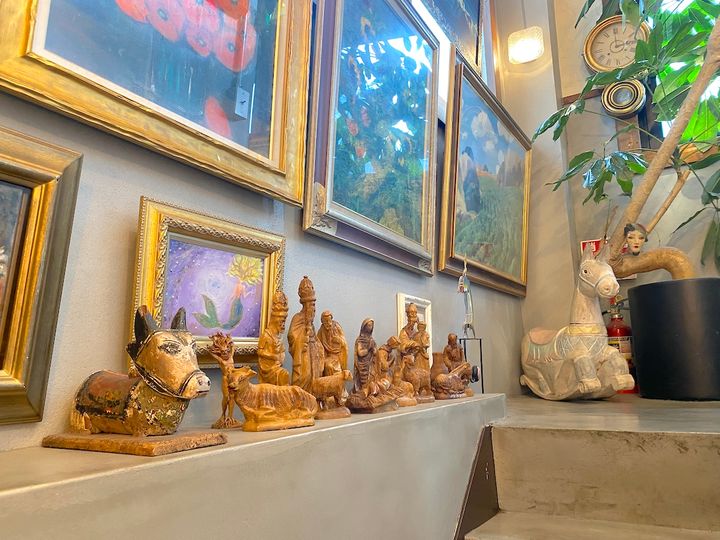 「マーメイドコーヒーロースターズ」階段