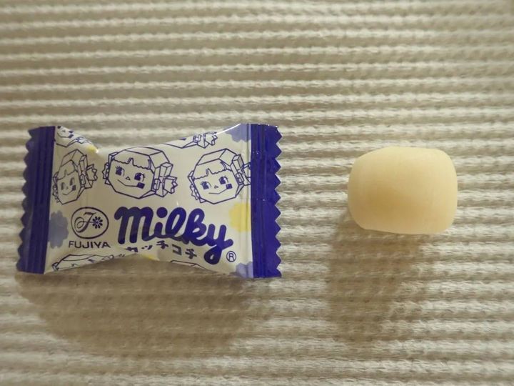 DAISO(ダイソー)：不二家 カッチコチミルキー袋 32g