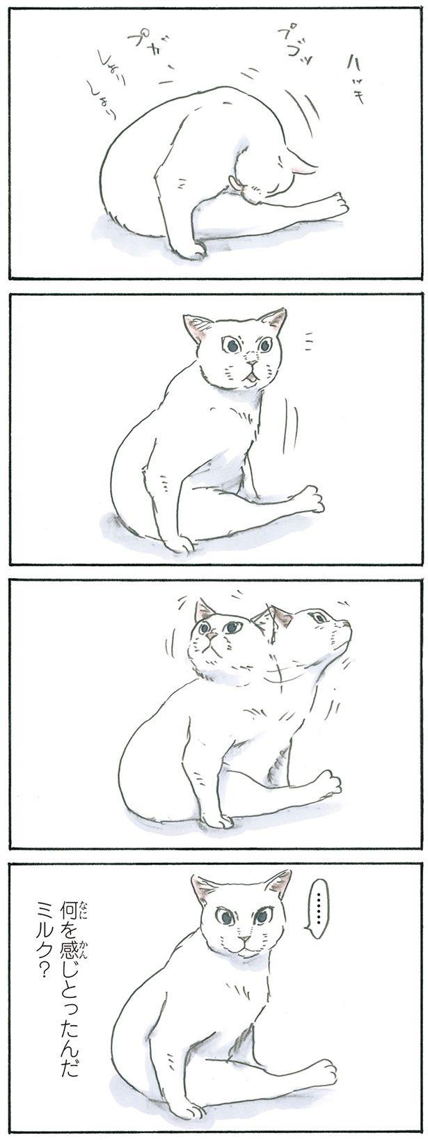 感じ取るミルク （C）にごたろ／KADOKAWA