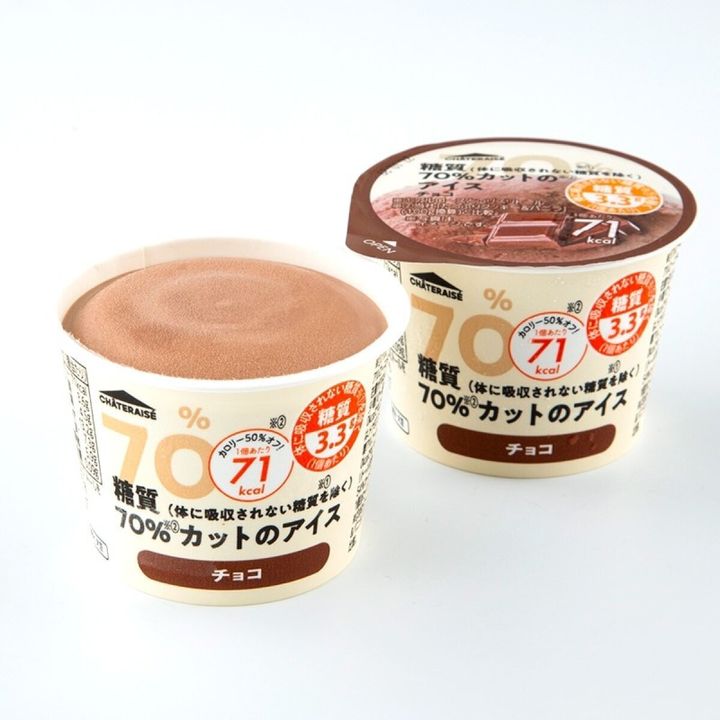 シャトレーゼ 糖質70％カットのアイスチョコ4個入