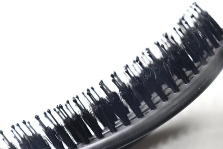 ダイソー 乾きやすいブローブラシ（豚毛付、22.8cm×8cm）