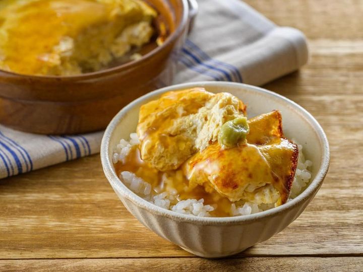 「豆腐と卵のふわふわ だしあんかけ」レシピ