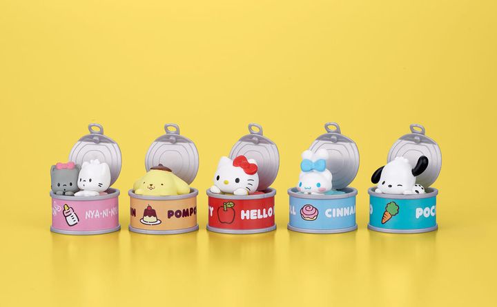 ハローキティやポチャッコたちが缶からひょっこり！タカラトミーアーツ