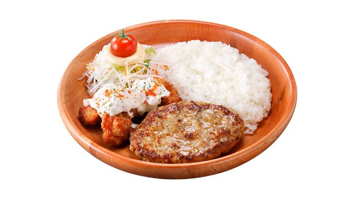 タルタルザンギ＆ハンバーグディッシュ