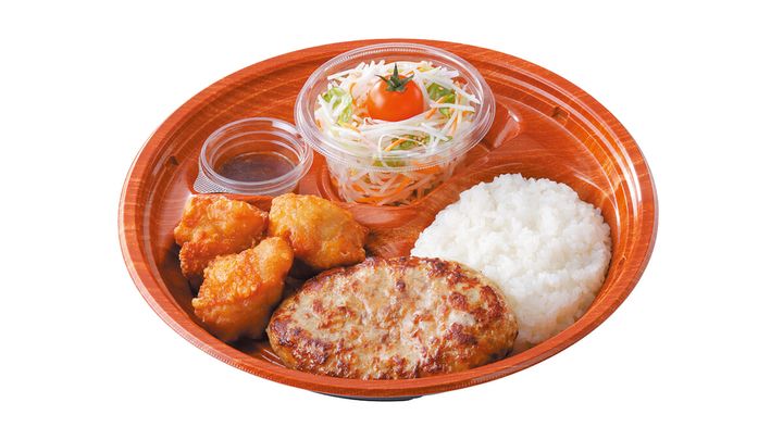 テイクアウト タルタルザンギ＆ハンバーグディッシュ