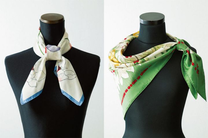 旅行先にぴったり！おしゃれを格上げするスカーフの巻き方「2重ループノット」と「トライアングル」