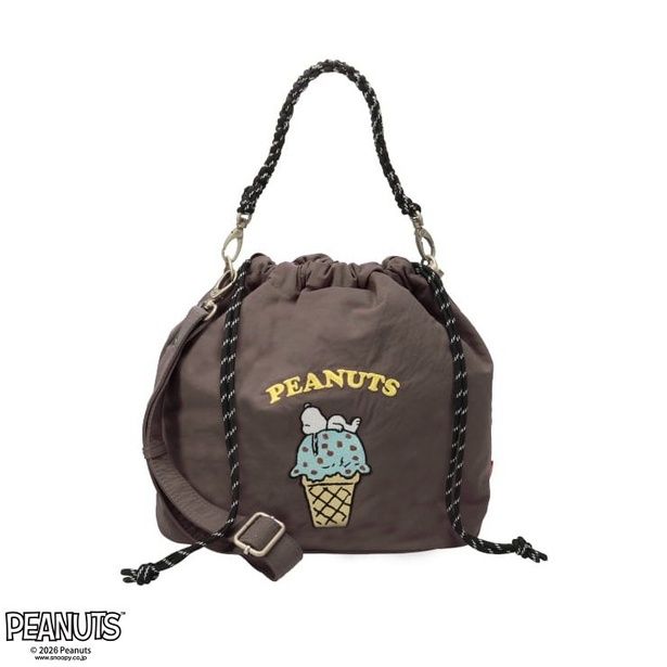 「レディース 2WAYバッグ(アイスクリーム/ダークグレー)」(各2970円)