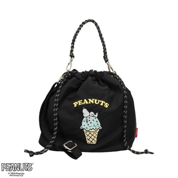 「レディース 2WAYバッグ(アイスクリーム/ブラック)」(各2970円)