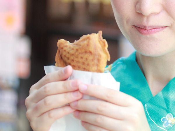 タイ焼きの食べ方