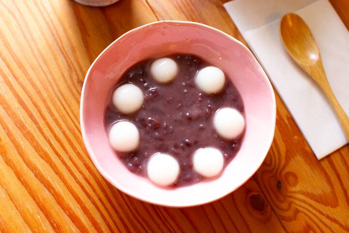 もちもち白玉入りのおしるこであったまる♪吉祥寺で静かなひとり時間を「お茶とお菓子 横尾」